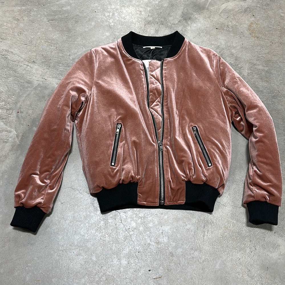 Hot & Delicious rose pink velour coat Size S / Super‎ Soft / O-51